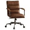 Acme Furniture Harith Top Grain Leather Office Chair, Retro Brown, Retro Brown -Boraam Industries Shop 23e13644091b6949 9961 w800 h800 b1 p0