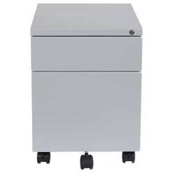 Office Star Products Silver 22" Deep Metal Mobile Box/File Pedestal -Boraam Industries Shop 24a10a3400edec08 2115 w800 h800 b1 p0