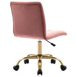 Duhome Elegant Lifestyle Square Tufted Desk Rolling Chair, Pink-Velvet -Boraam Industries Shop 25d12cc30098c942 5673 w800 h800 b1 p0