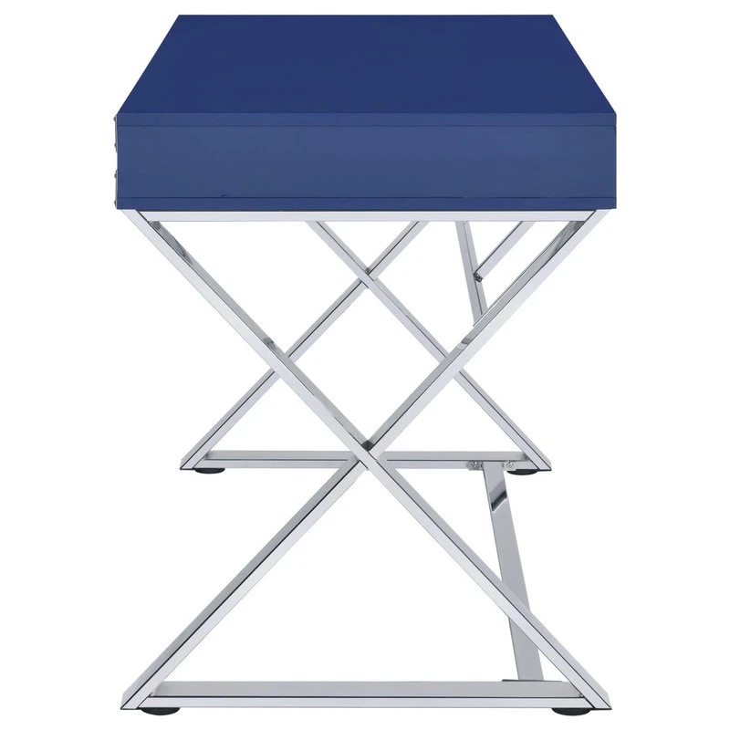 Picket House Evie Desk, Glossy Blue 7 Picket House Evie Desk, Glossy Blue - Image 5