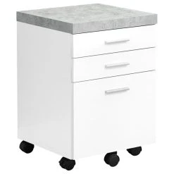 HomeRoots Furniture HomeRoots 25.25" White Particle Board And MDF Filing Cabinet With 3 Drawers 9 HomeRoots Furniture HomeRoots 25.25" White Particle Board And MDF Filing Cabinet With 3 Drawers -Boraam Industries Shop 2871bfb40065c3bf 8686 w800 h800 b1 p0