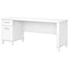 Bush Industries Somerset 72W Office Desk With Drawers, White 1 Bush Industries Somerset 72W Office Desk With Drawers, White -Boraam Industries Shop 2b918a8e0f172b78 3387 w800 h800 b1 p0