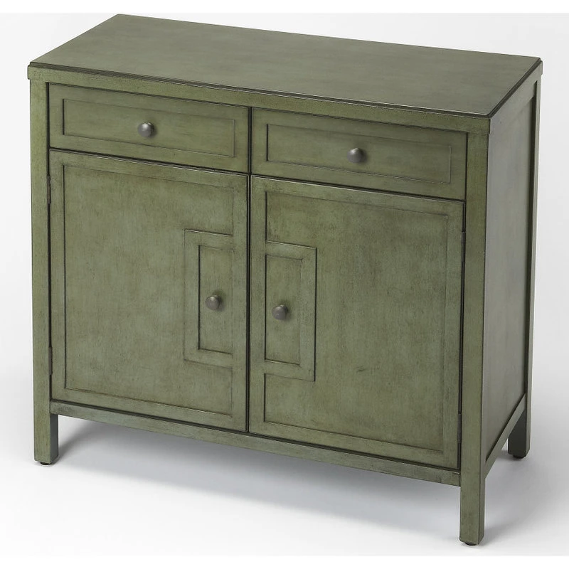 Butler Specialty Company Imperial Green Console Cabinet, 3955140 4 Butler Specialty Company Imperial Green Console Cabinet, 3955140 - Image 2