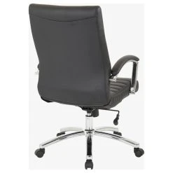 Office Star Products Executive Mid-Back Chair, Black -Boraam Industries Shop 2be1f8dd0ee13392 0240 w800 h800 b1 p0