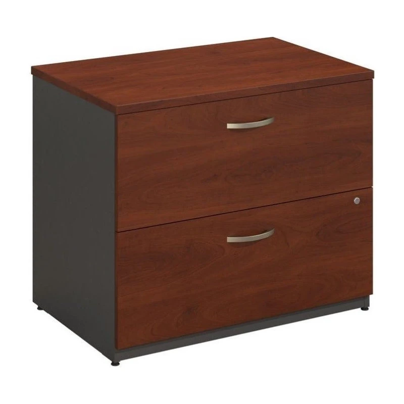 Bush Business Furniture Series C 36W 2Dwr Lateral File Hansen Cherry - Engineered Wood 3 Bush Business Furniture Series C 36W 2Dwr Lateral File Hansen Cherry - Engineered Wood