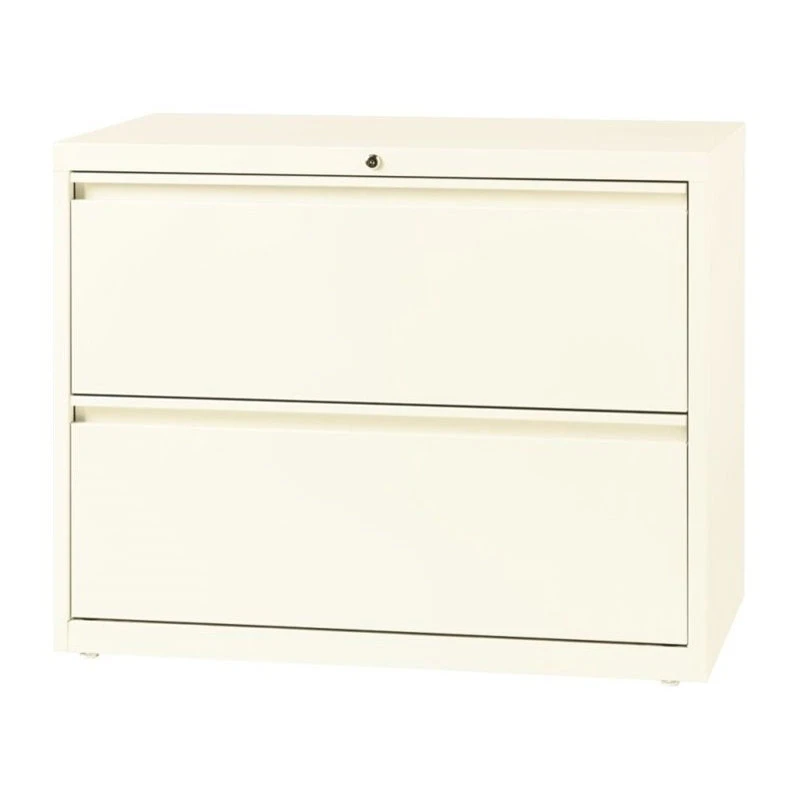 Hirsh Industries LLC Hirsh 36-in Wide HL10000 Series Metal 2 Drawer Lateral File Cabinet Off White 3 Hirsh Industries LLC Hirsh 36-in Wide HL10000 Series Metal 2 Drawer Lateral File Cabinet Off White