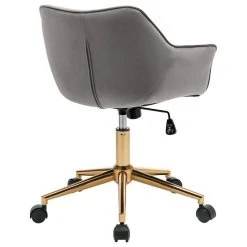 Duhome Elegant Lifestyle Square Tufted Velvet Home Office Chair, Grey -Boraam Industries Shop 2d1134a102874cb1 3451 w800 h800 b1 p0