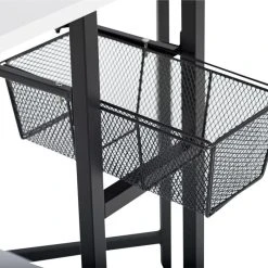 Studio Designs Sew Ready Cutting Table With Baskets 36" Fixed Height In Charcoal, White 9 Studio Designs Sew Ready Cutting Table With Baskets 36" Fixed Height In Charcoal, White -Boraam Industries Shop 2de191800b685cfa 4824 w800 h800 b0 p0