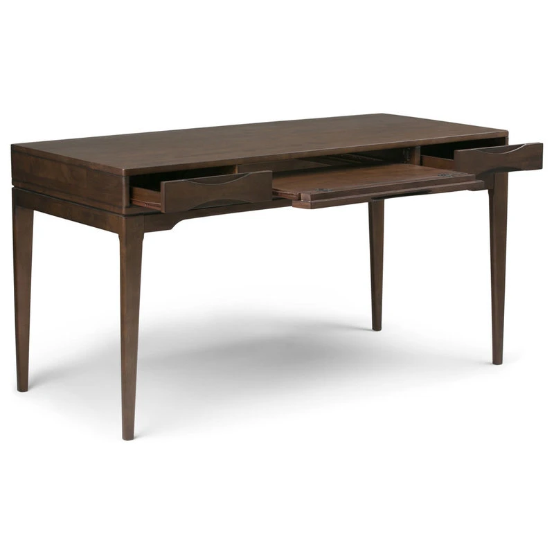 Simpli Home Ltd. Harper Solid Hardwood Desk, Walnut Brown 6 Simpli Home Ltd. Harper Solid Hardwood Desk, Walnut Brown - Image 4