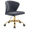 Meridian Furniture Finley Swivel And Adjustable Velvet Office Chair, Gray, Rich Gold Base 2 Meridian Furniture Finley Swivel And Adjustable Velvet Office Chair, Gray, Rich Gold Base -Boraam Industries Shop 2f81f14302682f24 6163 w800 h800 b1 p0