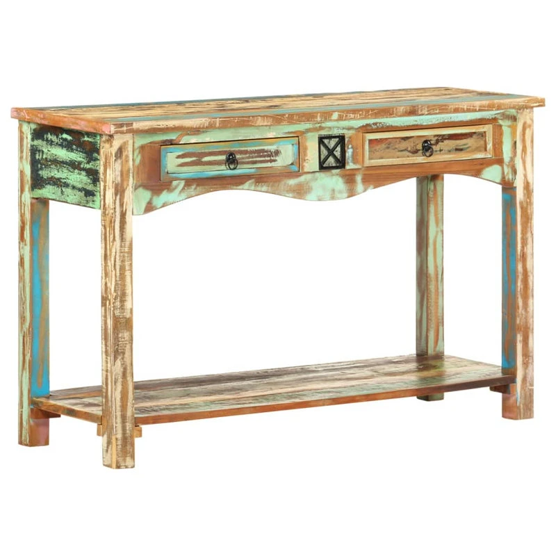 Vida XL International B.V. VidaXL Console Table 47.2" Solid Reclaimed Wood Side Hall Stand Storage Home 3 Vida XL International B.V. VidaXL Console Table 47.2" Solid Reclaimed Wood Side Hall Stand Storage Home