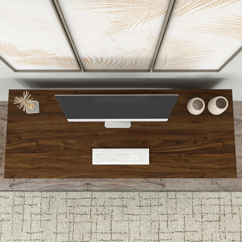 Kathy Ireland Home By Bush Furniture Madison Avenue 60W Writing Desk With Storage In Modern Walnut - Engineered Wood 5 Kathy Ireland Home By Bush Furniture Madison Avenue 60W Writing Desk With Storage In Modern Walnut - Engineered Wood - Image 3