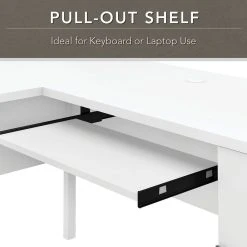 Bush Industries Somerset 60W L Shaped Desk With Storage, White 11 Bush Industries Somerset 60W L Shaped Desk With Storage, White -Boraam Industries Shop 322140b70f17259a 0426 w800 h800 b0 p0