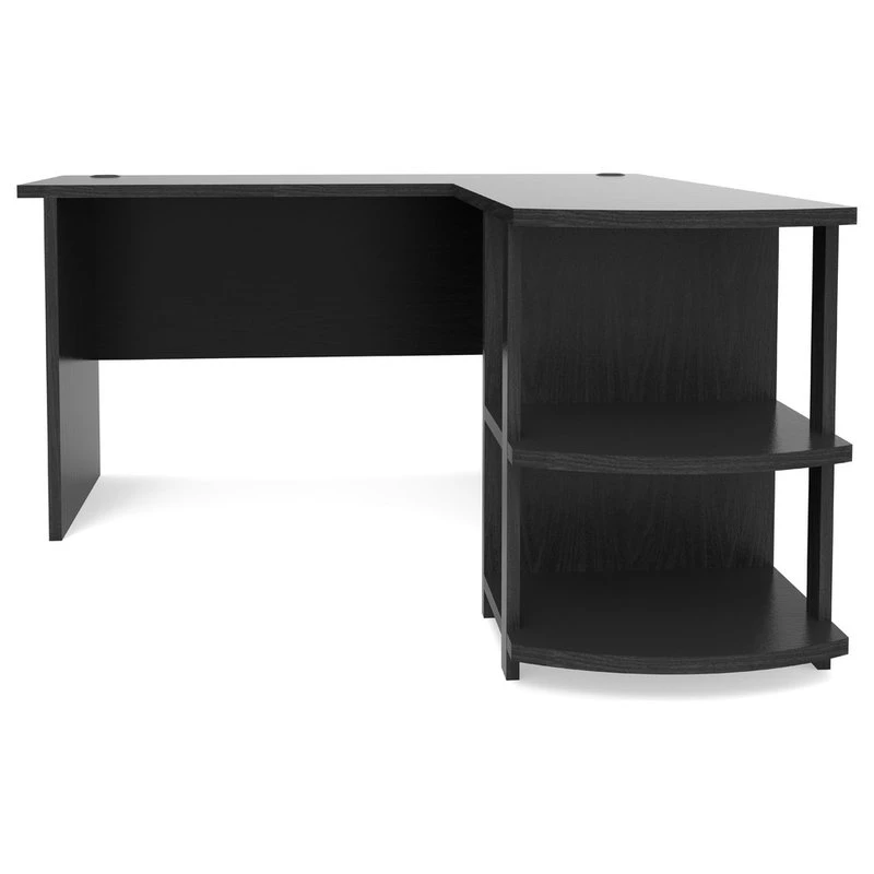 Ryan Rove Kristen Corner L-Shaped Computer Desk, Black 5 Ryan Rove Kristen Corner L-Shaped Computer Desk, Black - Image 3