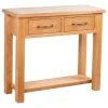 Vida XL International B.V. VidaXL Solid Oak Console Table W/ Drawers Side Cabinet End Sideboard Entryway -Boraam Industries Shop 343108370f5f23cc 4887 w800 h800 b1 p0