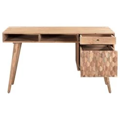 M Mod-Arte Honeycomb Office Desk With File Cabinet, Natural -Boraam Industries Shop 3431883e00380ebe 6529 w800 h800 b1 p0