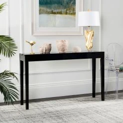 Safavieh Kayson Mid-Century Scandinavian Lacquer Console Table, Black 8 Safavieh Kayson Mid-Century Scandinavian Lacquer Console Table, Black -Boraam Industries Shop 349161a60b43d367 1050 w800 h800 b0 p0