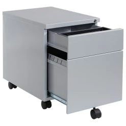 Office Star Products Silver 22" Deep Metal Mobile Box/File Pedestal -Boraam Industries Shop 37e17fe100edec12 2115 w800 h800 b1 p0