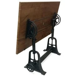 Rustic Deco Industrial Architect's Drafting Desk - Adjustable Cast Iron Base - Tilt Top -Boraam Industries Shop 3861112600d54ed5 2059 w800 h800 b1 p0