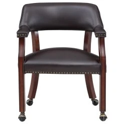 Comfort Pointe Cavett Caster Game Chair, Brown -Boraam Industries Shop 3b1159c70fda35d3 7890 w800 h800 b1 p0