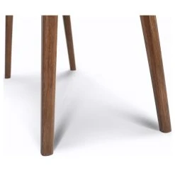 The Bianco Collection Viola 44" Rectangular Italian Carrara White Marble Writing Desk, Walnut, 18" -Boraam Industries Shop 3b3193230397ed2b 7473 w800 h800 b1 p0