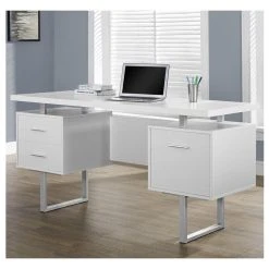 Pemberly Row 60" Office Desk In White 7 Pemberly Row 60" Office Desk In White -Boraam Industries Shop 3c01793c0be61ca4 8796 w800 h800 b1 p0
