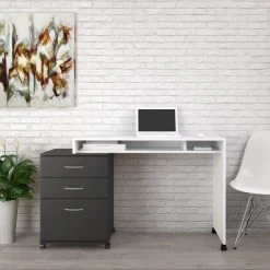 Nexera Essentials 3-Drawer Rolling Filing Cabinet With Black Finish 6092 7 Nexera Essentials 3-Drawer Rolling Filing Cabinet With Black Finish 6092 -Boraam Industries Shop 3c81de86002fe41d 5889 w800 h800 b0 p0