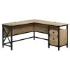 Sauder Steel River Engineered Wood And Metal L-Shaped Desk In Milled Mesquite -Boraam Industries Shop 3cb1174c0f24f2e7 3842 w800 h800 b1 p0