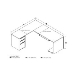 Bestar Connexion L-Shaped Desk In Sandstone 11 Bestar Connexion L-Shaped Desk In Sandstone -Boraam Industries Shop 3d0173280cb5ef10 5913 w800 h800 b1 p0