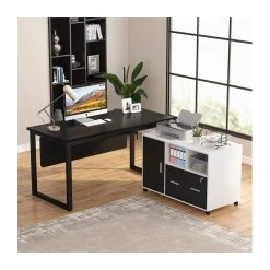 Tribesigns File Cabinet Modern Filing Cabinet White And Black -Boraam Industries Shop 3d41057a01c04250 6953 w800 h800 b0 p0