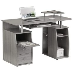 Rta Products- L Techni Mobili Complete Computer Workstation Desk With Storage, Grey 25 Rta Products- L Techni Mobili Complete Computer Workstation Desk With Storage, Grey -Boraam Industries Shop 3d61ecbf0f072713 2914 w800 h800 b1 p0