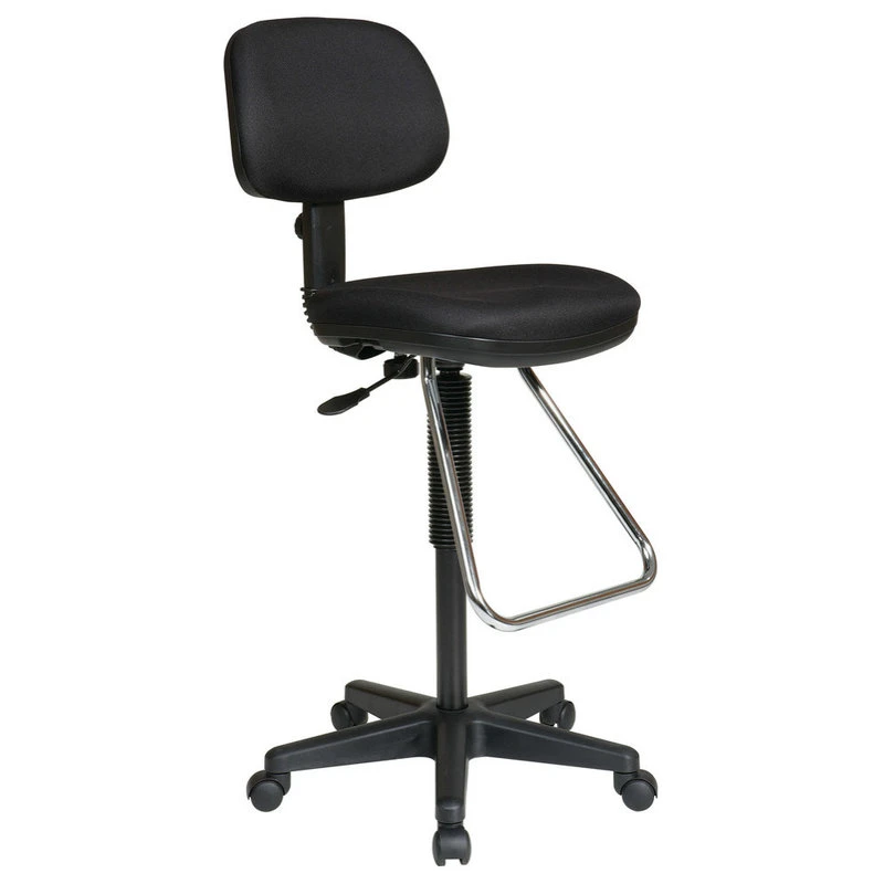 Office Star Products Economical Chair With Chrome Teardrop Footrest 3 Office Star Products Economical Chair With Chrome Teardrop Footrest