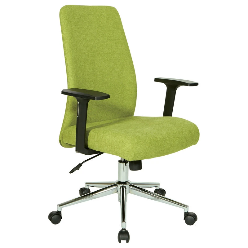 Office Star Products Evanston Office Chair, Basil Fabric With Chrome Base 3 Office Star Products Evanston Office Chair, Basil Fabric With Chrome Base