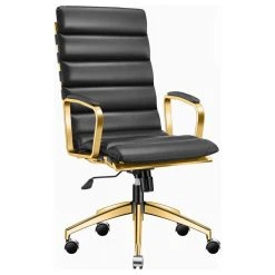 LUXMOD® Gold Office Chair, Ergonomic Desk Chair,Modern Executive Chair, Gold Black -Boraam Industries Shop 3f017ac40f9615a4 8055 w800 h800 b1 p0