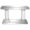 Brimfield & May Glam Silver Wood Console Table 87217