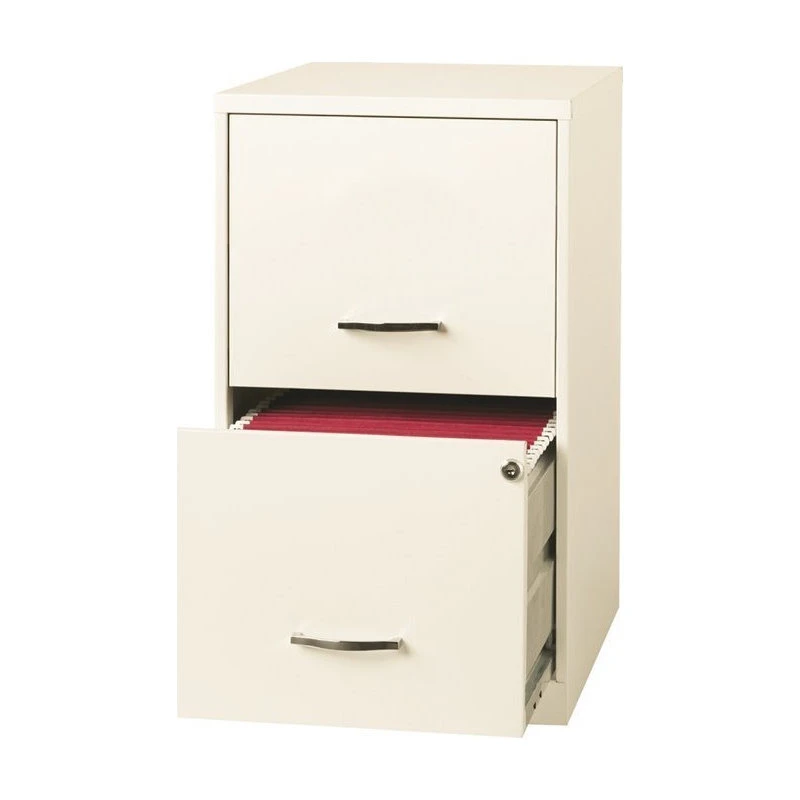 Hirsh Industries LLC Space Solutions 18in 2 Drawer Metal File Cabinet Pearl White 3 Hirsh Industries LLC Space Solutions 18in 2 Drawer Metal File Cabinet Pearl White