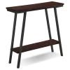 Leick Home Leick Empiria Wood Console Table In Walnut And Foundry Bronze -Boraam Industries Shop 4091208908af1727 6733 w800 h800 b1 p0