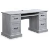 BELLEZE Rhudi 62" Executive Desk, Stone Gray -Boraam Industries Shop 4161c07a01c42f52 4632 w800 h800 b1 p0