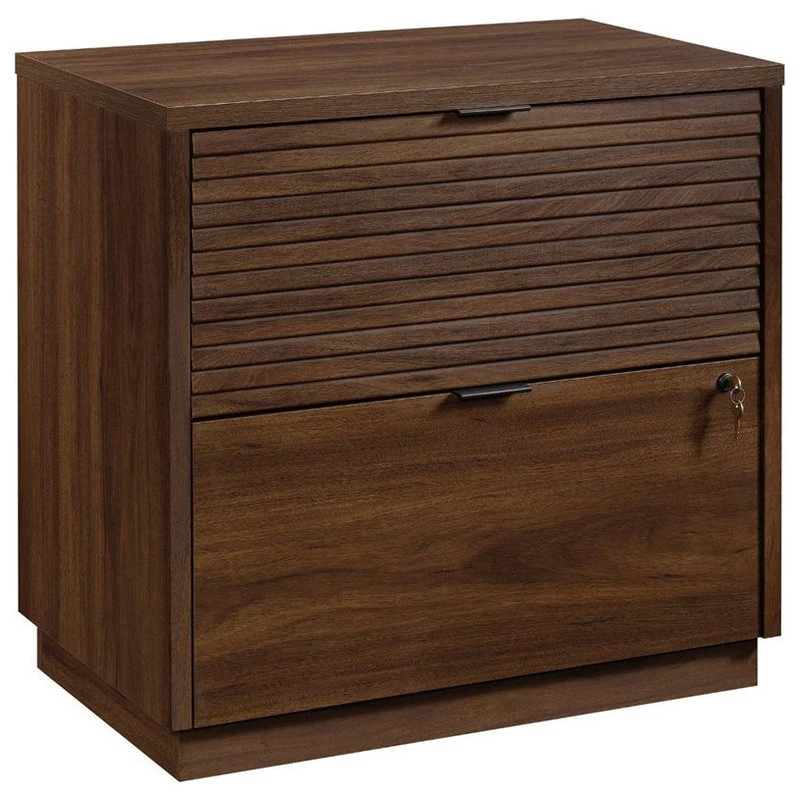 Sauder Englewood 2 Drawer Wooden Lateral File In Spiced Mahogany 3 Sauder Englewood 2 Drawer Wooden Lateral File In Spiced Mahogany