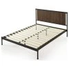 Decorn Modern Industrial Platform Bed, Hardwood Construction With Panel Headboard, King -Boraam Industries Shop 429130040148bf6b 5558 w800 h800 b1 p0