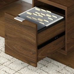 Kathy Ireland Home By Bush Furniture Madison Avenue 60W Computer Desk With Storage In Modern Walnut - Engineered Wood -Boraam Industries Shop 4481fa6c0e7b9156 7362 w800 h800 b0 p0
