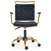 LUXMOD Classy Goldtone Adjustable Swivel Ergonomic Desk Chair, Black -Boraam Industries Shop 44e1063a02ce3890 9196 w800 h800 b1 p0