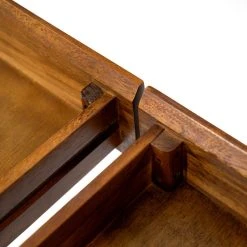 GDFStudio GDF Studio Elrod Dark Oak Acacia Wood Storage Desk With Rustic Metal Iron Accent -Boraam Industries Shop 44e147000f9316ad 8564 w800 h800 b0 p0