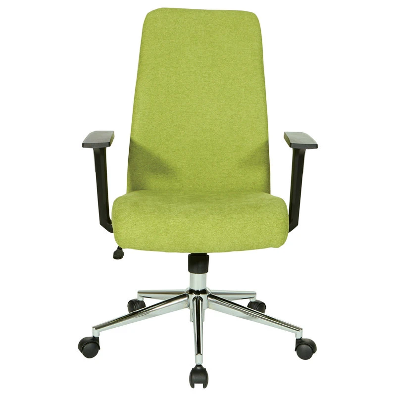 Office Star Products Evanston Office Chair, Basil Fabric With Chrome Base 4 Office Star Products Evanston Office Chair, Basil Fabric With Chrome Base - Image 2