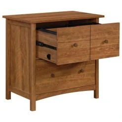 Sauder Union Plain 2 Drawer Wooden Lateral File In Prairie Cherry -Boraam Industries Shop 481109f90215d9d5 6227 w800 h800 b1 p0