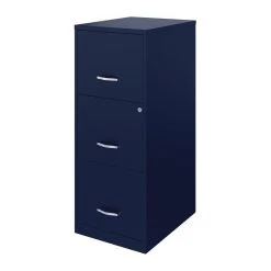 Hirsh Industries LLC Space Solutions 3 Drawer Metal Vertical File Cabinet With Lock In Navy -Boraam Industries Shop 49515a9800ced396 4394 w800 h800 b1 p0