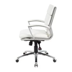Boss Office Products Boss Office Executive CaressoftPlus Chair With Metal Chrome Finish In Mid Back -Boraam Industries Shop 4a41c2360eacfaee 3228 w800 h800 b1 p0