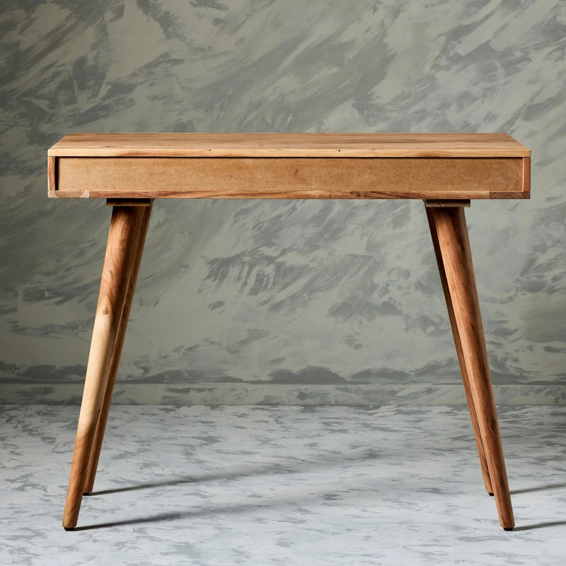 Oak Idea Pratt Office Desk, Natural Walnut 10 Oak Idea Pratt Office Desk, Natural Walnut - Image 8