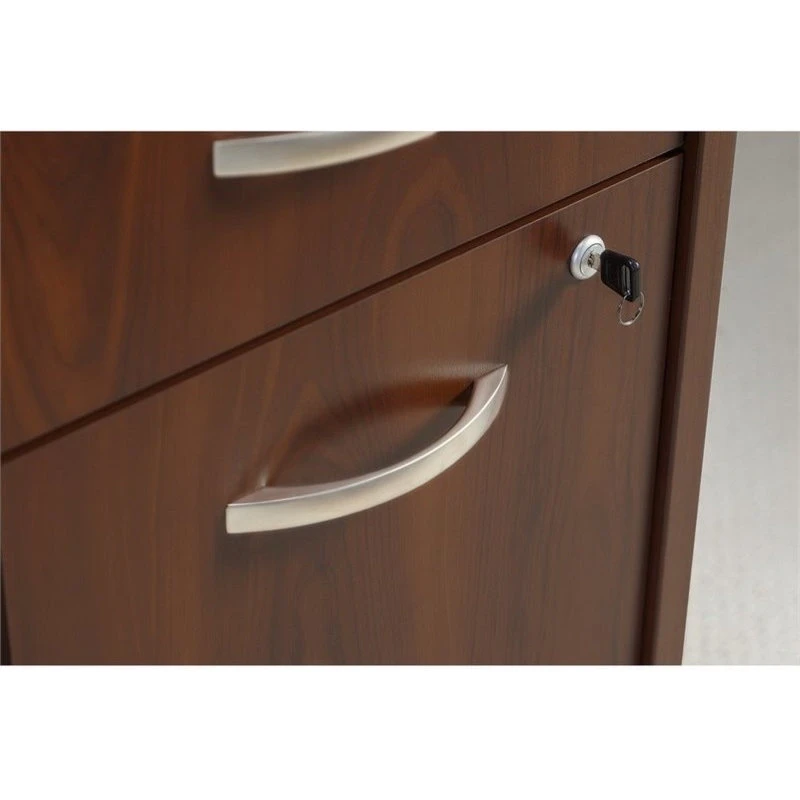 Bush Business Furniture Series C 2 Drawer Mobile File Cabinet In Hansen Cherry - Engineered Wood 7 Bush Business Furniture Series C 2 Drawer Mobile File Cabinet In Hansen Cherry - Engineered Wood - Image 5