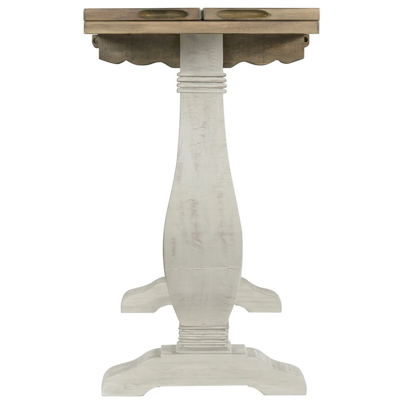 Martin Svensson Home Napa Solid Wood Flip Top Sofa Table White Stain And Natural 9 Martin Svensson Home Napa Solid Wood Flip Top Sofa Table White Stain And Natural - Image 7